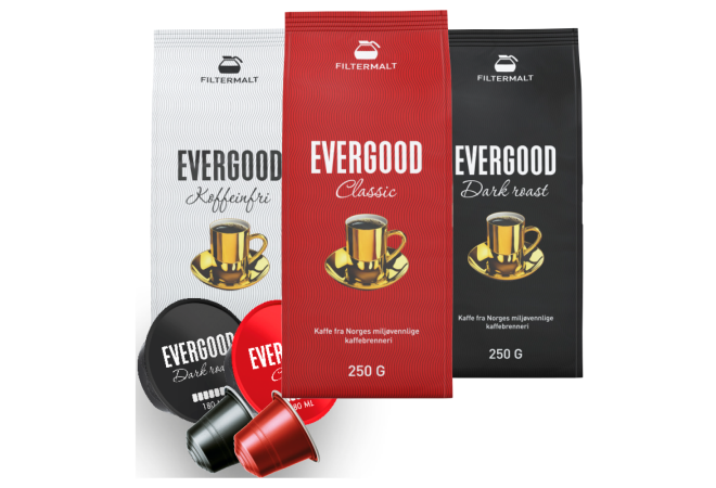 Bilde av evergood kaffe poser