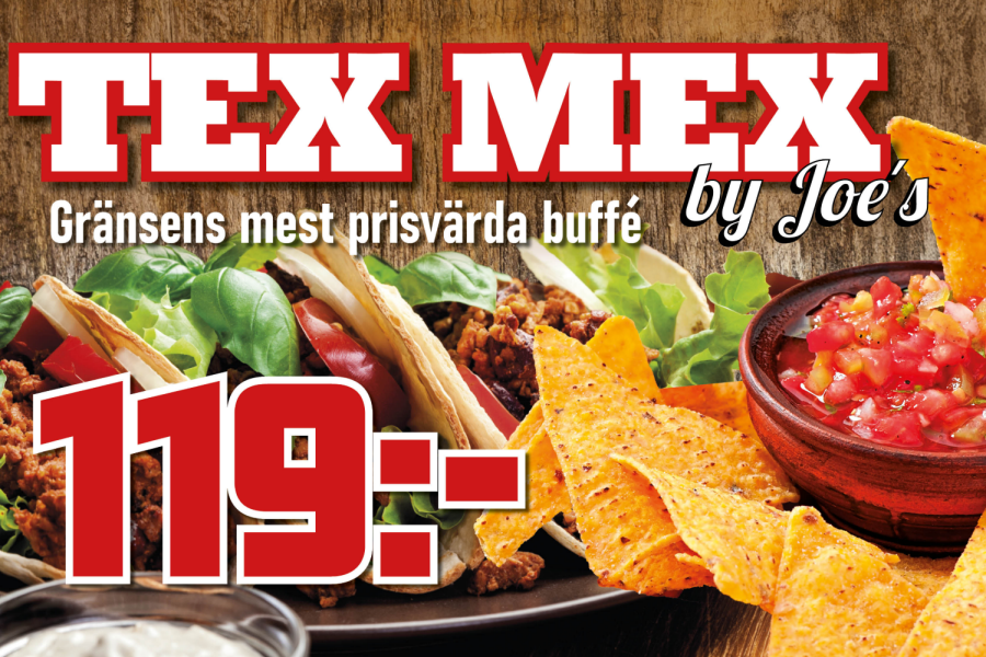 tex mex buffé 119 kr