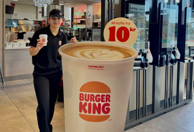 Burger King kaffe