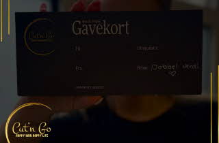 bilde av gavekort fra cut n go