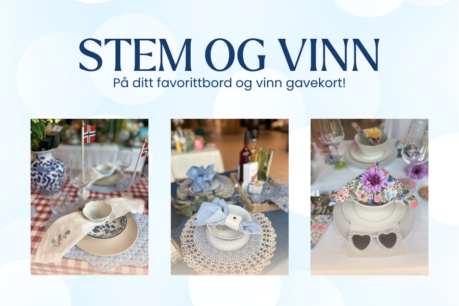 stem og vinn favoritt bord