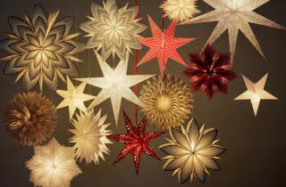 bilde av adventsstjerner