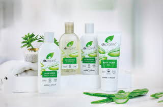 Fire forskjellige Dr. Organic produkter