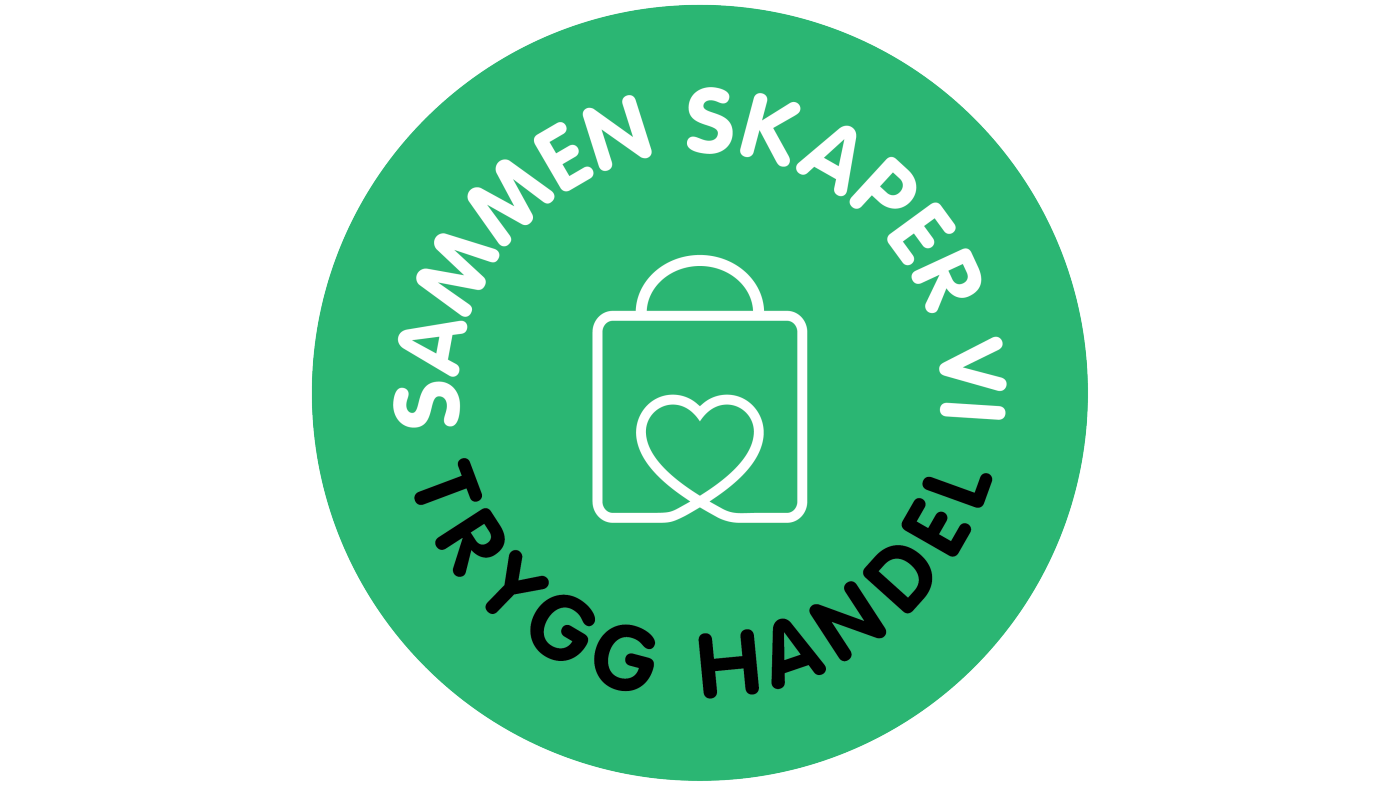 Logo med tekst: Sammen skaper vi trygg handel 