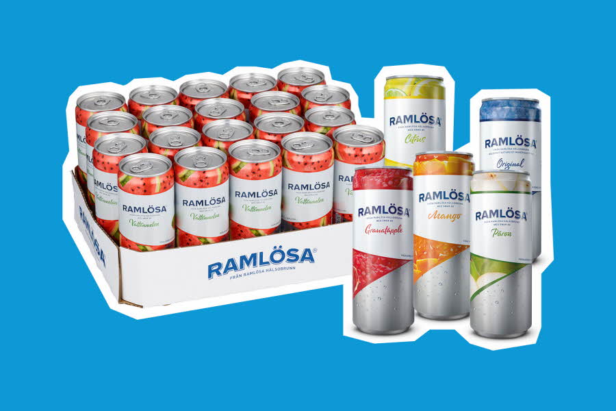 Ramlösa 20-pakk i ulike smaker