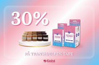 -30% på Transhjelpen Tape