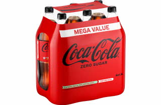 6pk av cocoa cola zero 1.5liter flakser