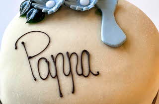 Marsipankake til farsdag