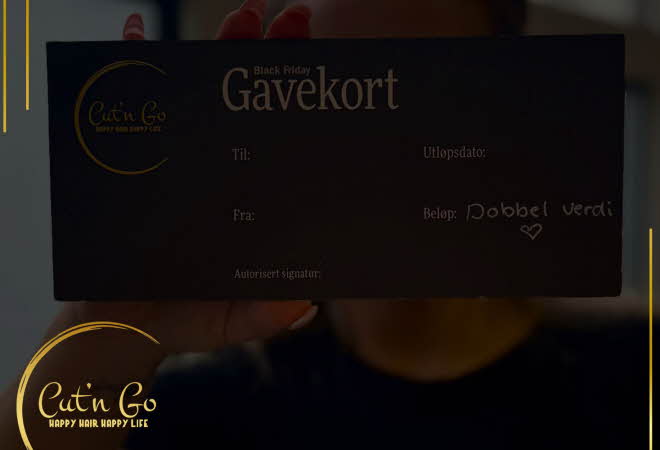 bilde av gavekort fra cut n go