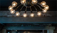 En lampe hos Kulturhuset i Oslo
