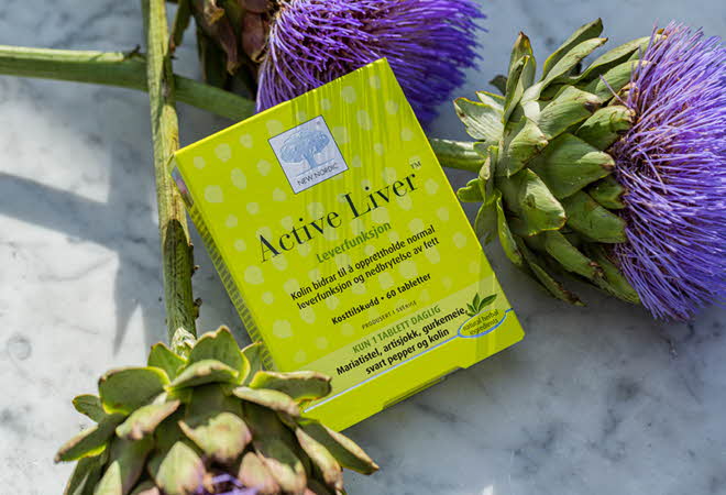 Pakke Active Liver og artisjokkblomster