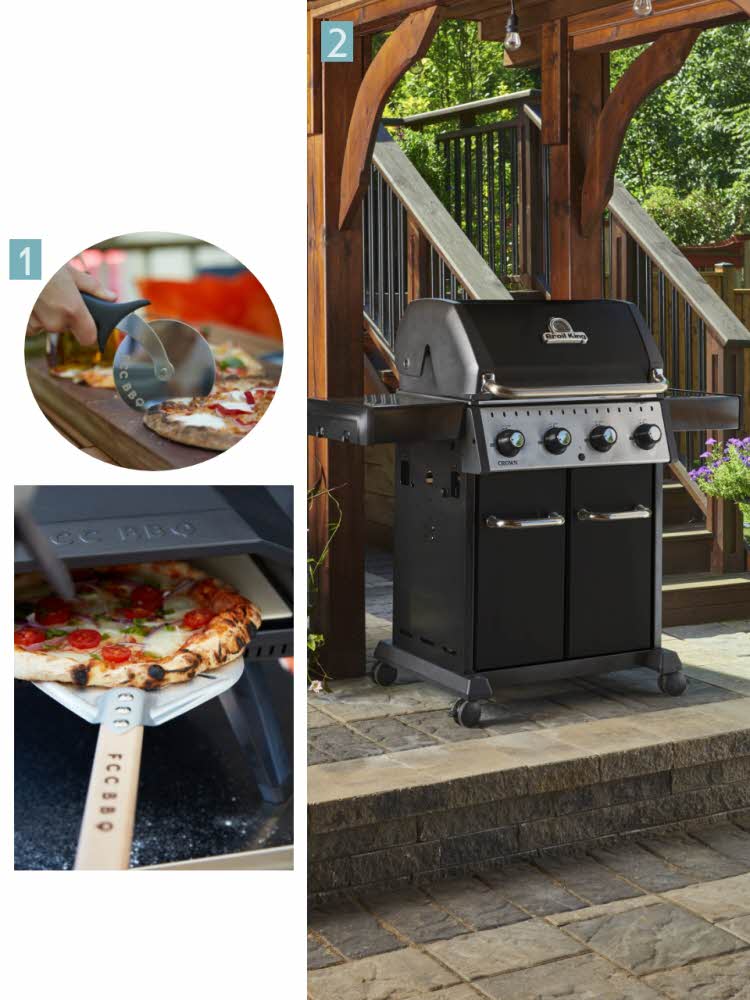 Grill og pizza