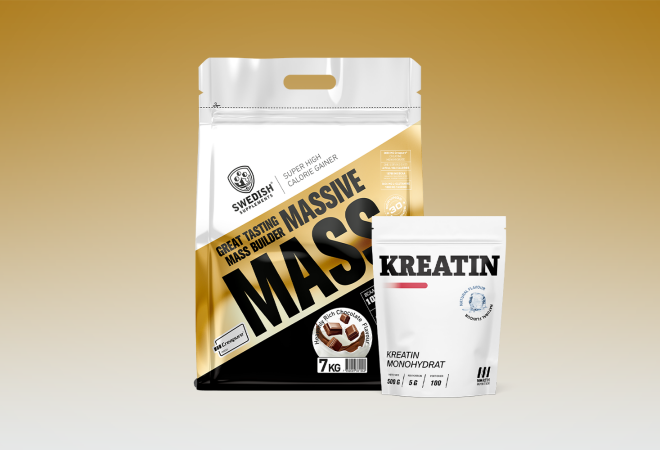 bilde på massive Mass og kreatin supplement