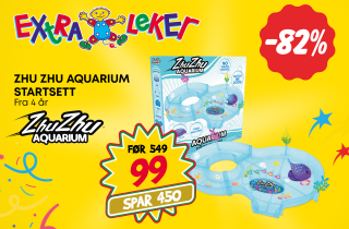 Zhu Zhu Aquarium Startsett, før 549,- NÅ 99,-