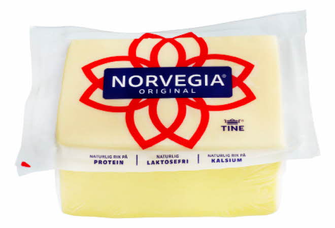 Pakke med Norvegia Original ost