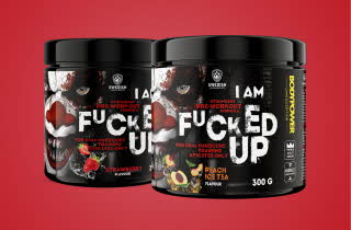 To svarte bokser med Preworkout fra Swedish Supplements.