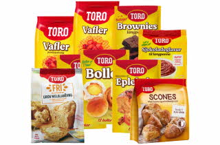 Flere varianter av Toro bakemikser