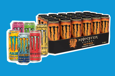 24-pakk Monster Energy i ulike smaker