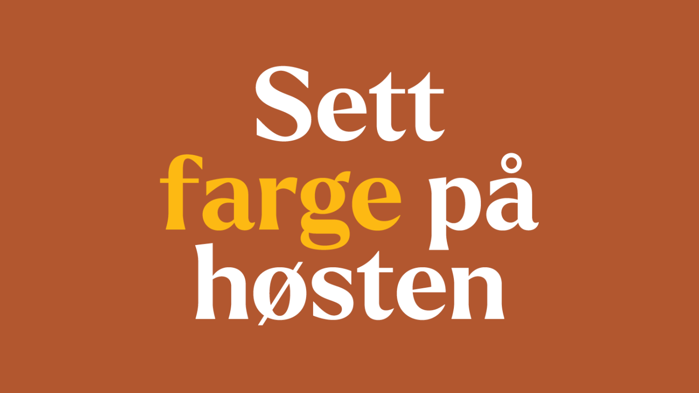 Sett farge på høsten tekst
