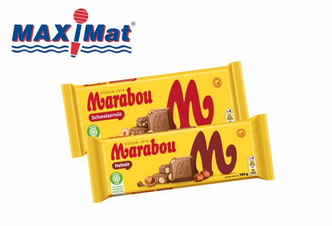 2 marabou chokladkakor