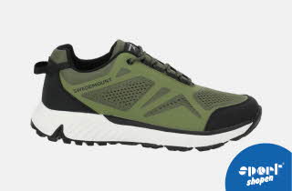 En Lofoten Trail Men's Shoe i sort og grønn