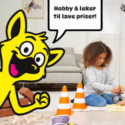 Kiddy og barn som leker i et rom