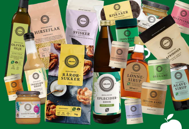 Stort utvalg av produkter fra Helios.