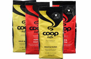 bilde av coop kaffe