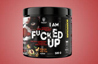 En svart boks med Preworkout fra Swedish Supplements.