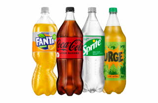 Fanta, Coca-Cola, Sprite og Urge 1,5 liter brus