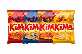 Fire poser med Kim chips minibag