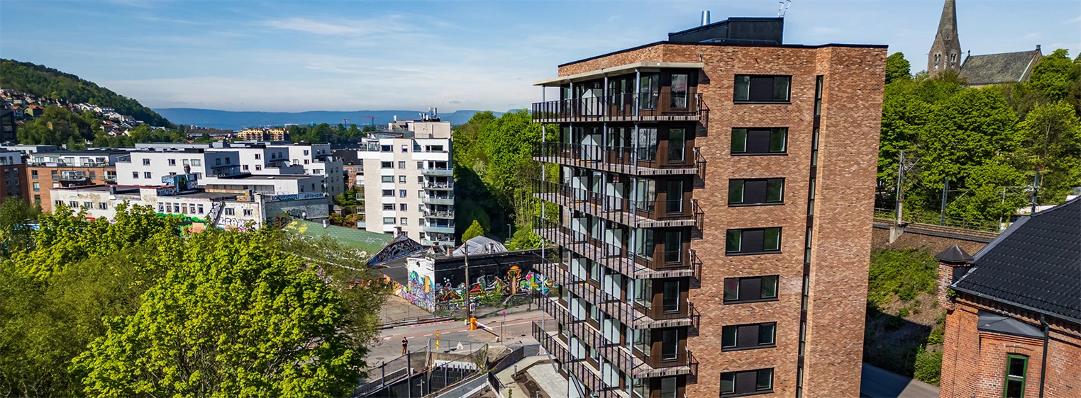 Bilde av bygg på Arnljot Gellines vei 1