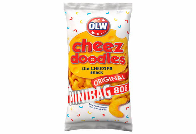 Produktbilde av OLW Cheez Doodles 80 g.