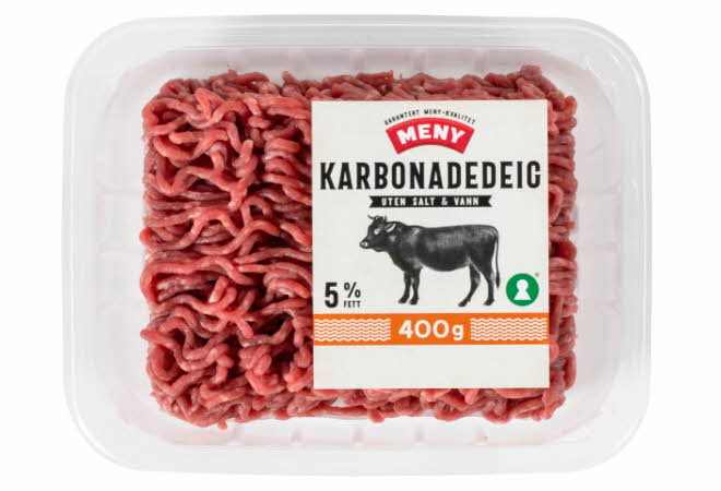 Bilde på karbonadedeig