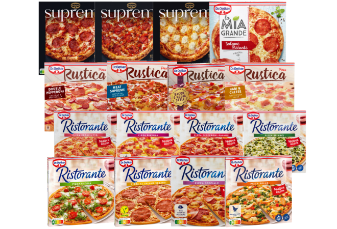 bilde av diverse Ristorante pizzer