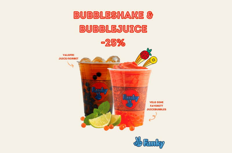 Bubbleshake og bubblejuice