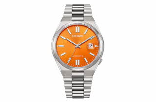 orange klokke fra citizen