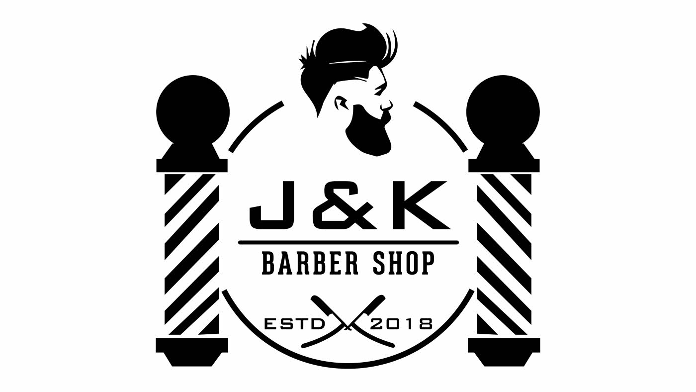 Bilde av logoen til J&K Barber Shop