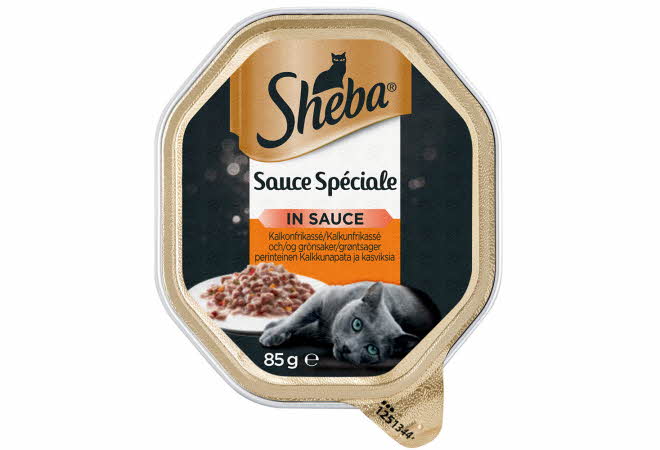 bilde av sheba katt mat