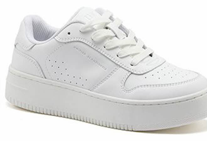 hvit unified sneakers fra eurosko