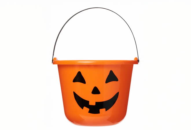 bilde av halloweenbøtte