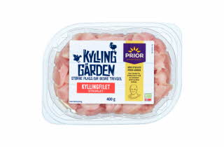 Strimlet kyllingfilet 400 g fra Prior