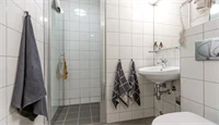 Bildet viser badet på boligprosjektet Skitorget på Skeikampen.