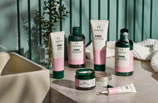 Diverse Vitamin E produkter fra The Body Shop