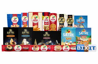 Stort utvalg kjeks produkter fra Sætre