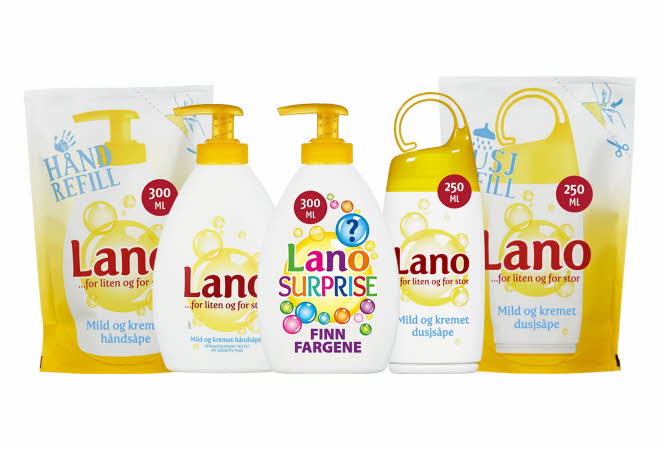 diverse produkter fra Lano