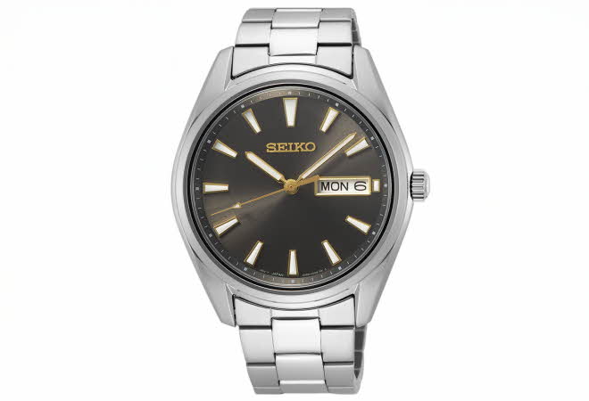 silver klokke av sieko