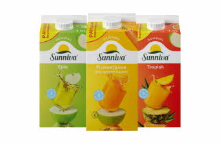 Sunniva tropisk, eple- og frokostjuice