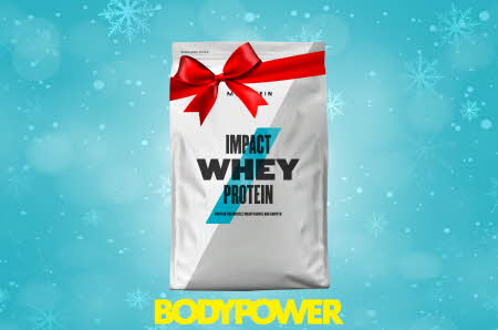 en pose med proteinpulver fra MyProtein