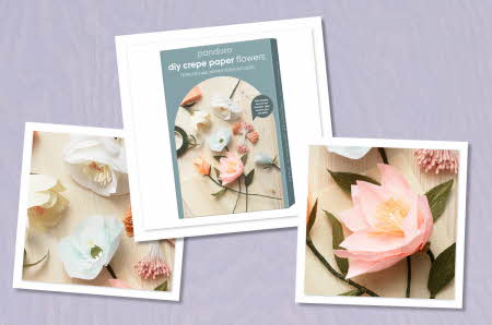 papirblomster av crepepapir